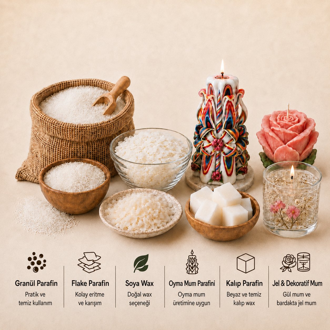 Parafin ve Wax Çeşitleri