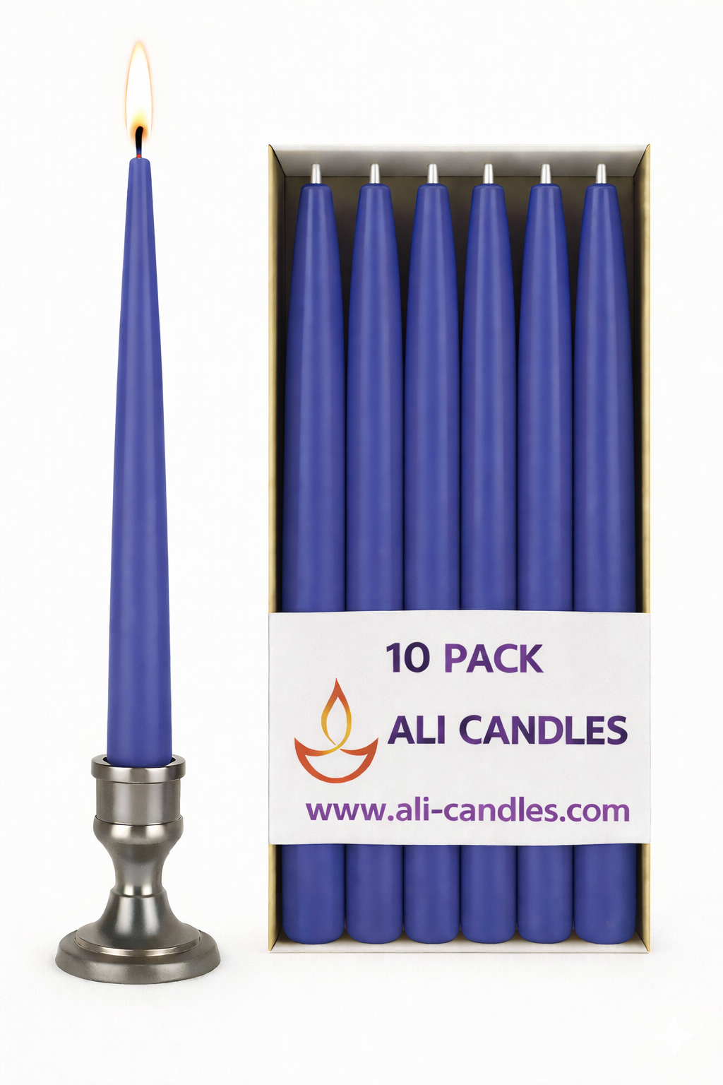"Şamdan Mumları 10'lu Paket - Uzun Yanma Süreli"