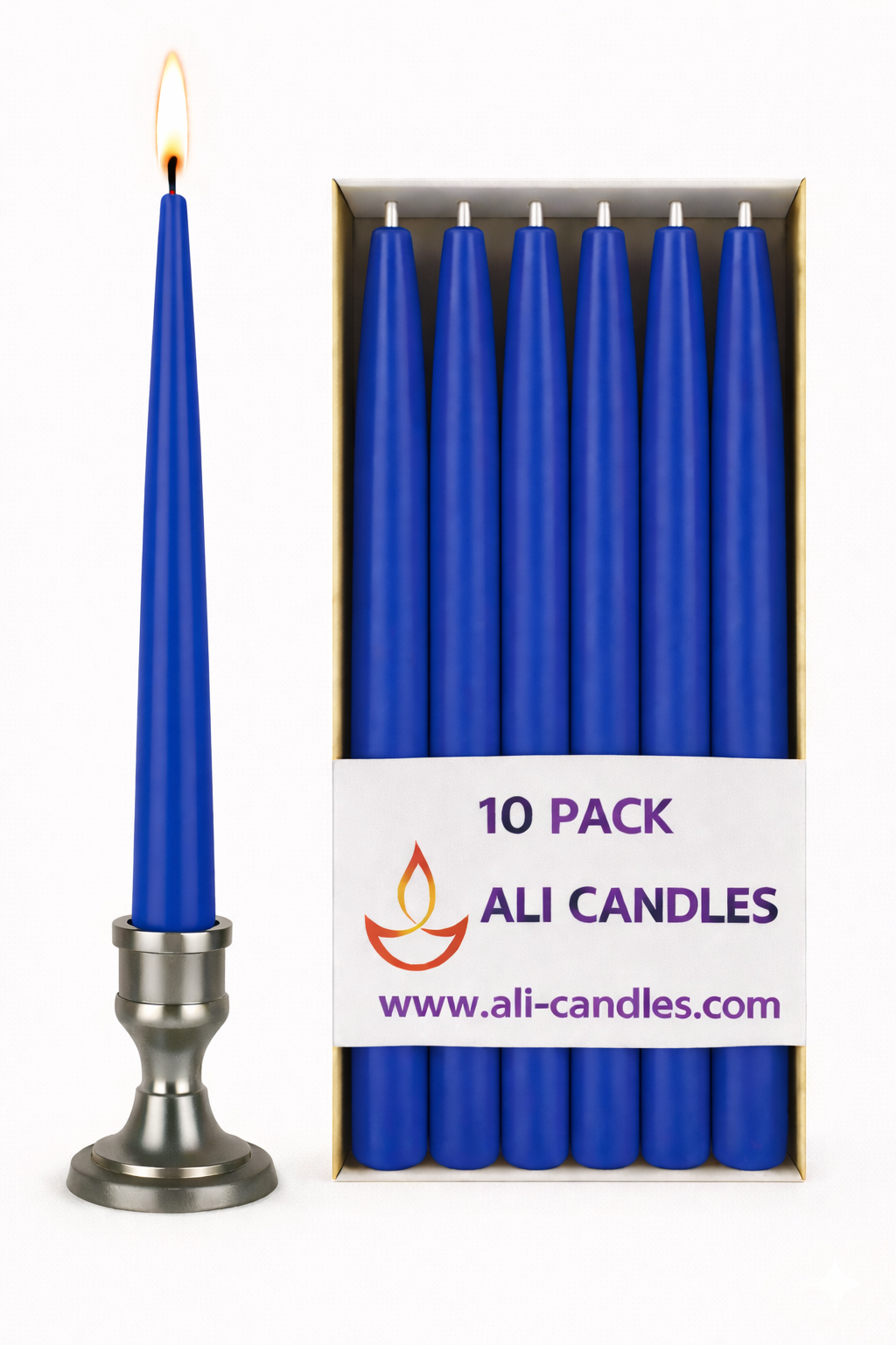 "Şamdan Mumları 10'lu Paket - Uzun Yanma Süreli"