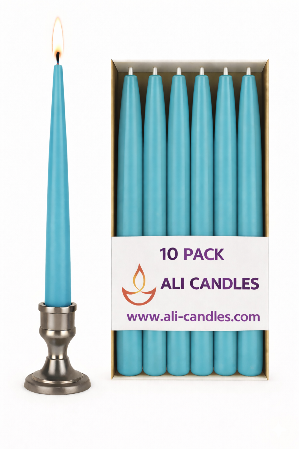 "Şamdan Mumları 10'lu Paket - Uzun Yanma Süreli"