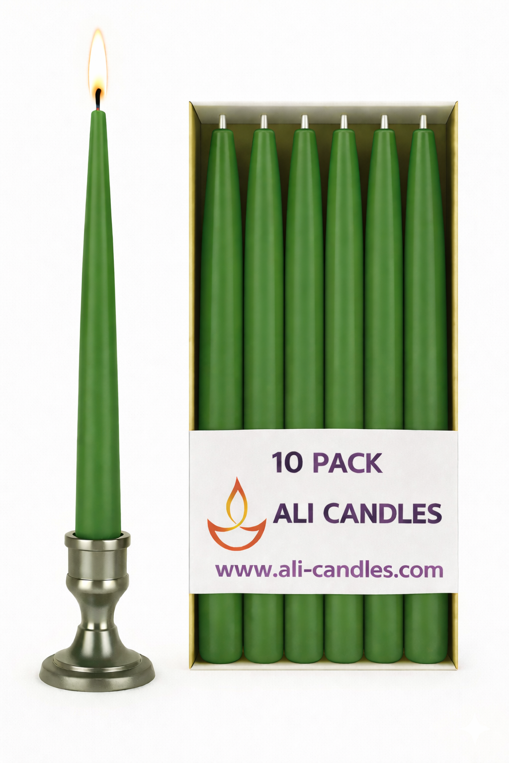 "Şamdan Mumları 10'lu Paket - Uzun Yanma Süreli"