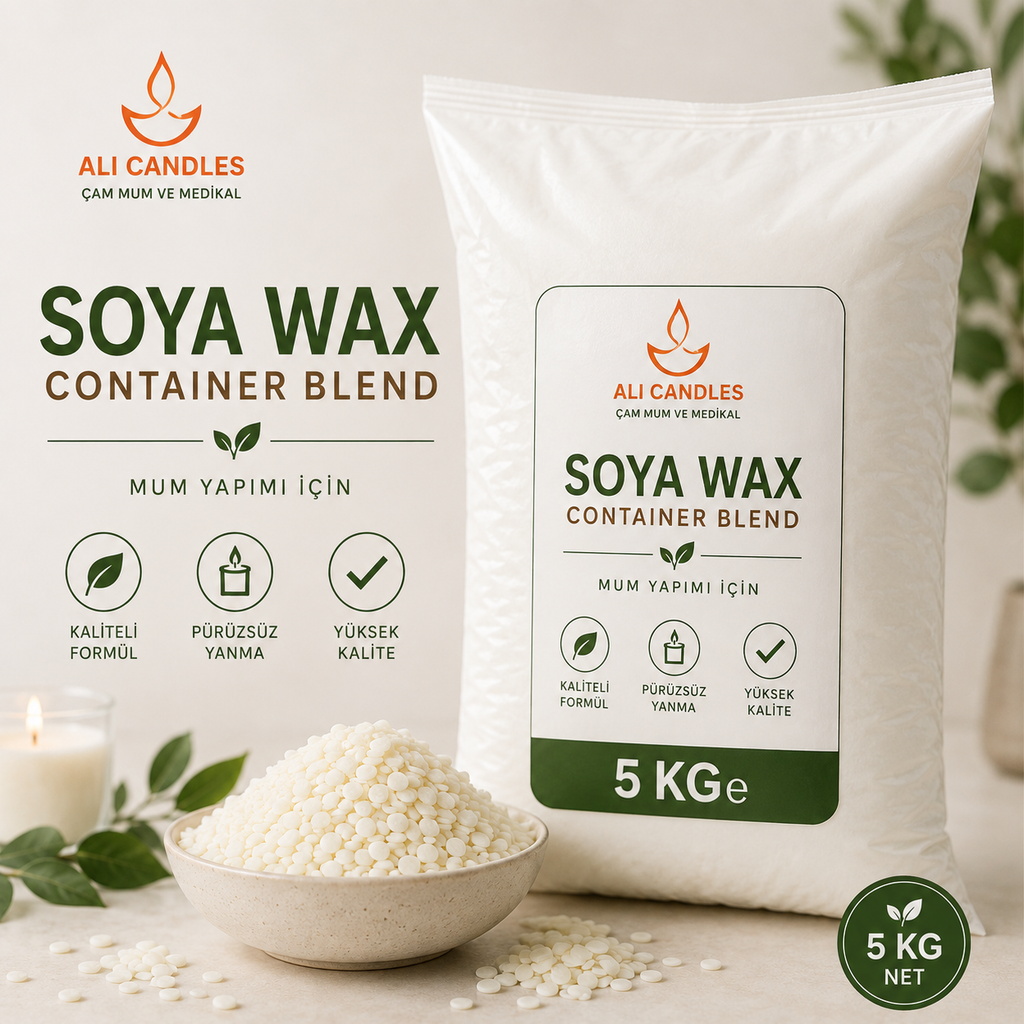 Soya Wax C55 – Bardak ve Silikon Kalıp İçin 10 kg