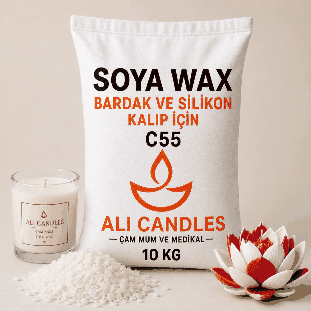 Soya Wax C55 – Bardak ve Silikon Kalıp İçin 10 kg